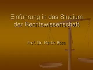 einf hrung in das studium der rechtswissenschaft