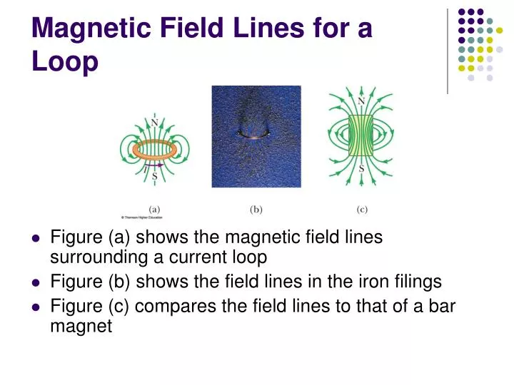 magnetic field lines for a loop