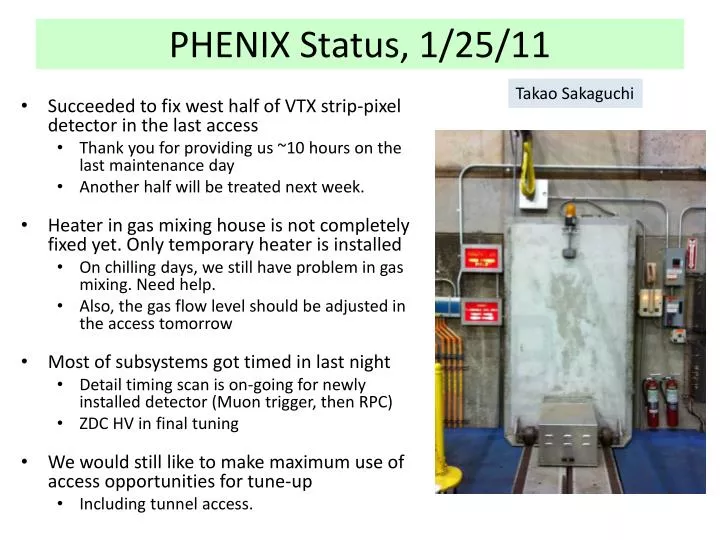 phenix status 1 25 11
