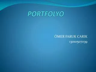 portfolyo