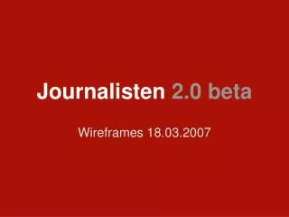 journalisten 2 0 beta