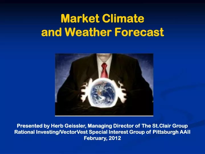 market climate and weather forecast