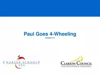 Paul Goes 4-Wheeling Grades 6-12