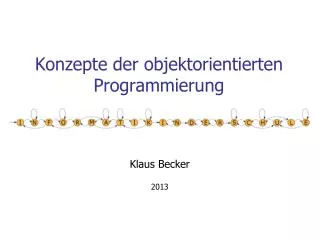 konzepte der objektorientierten programmierung