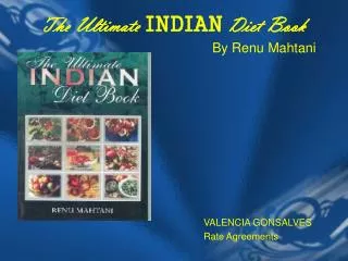 The Ultimate INDIAN Diet Book