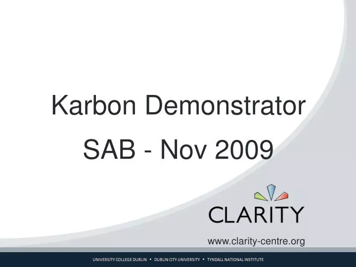 karbon demonstrator sab nov 2009