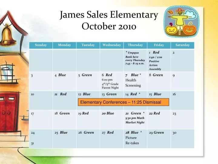 james sales elementary october 2010