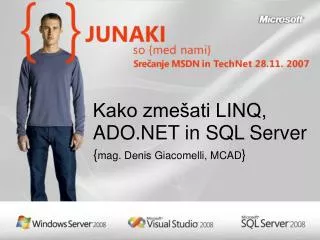 kako zme ati linq ado net in sql server