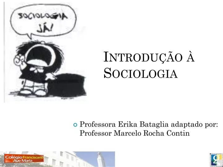 introdu o sociologia
