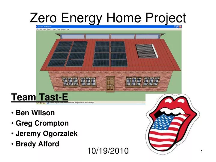 zero energy home project