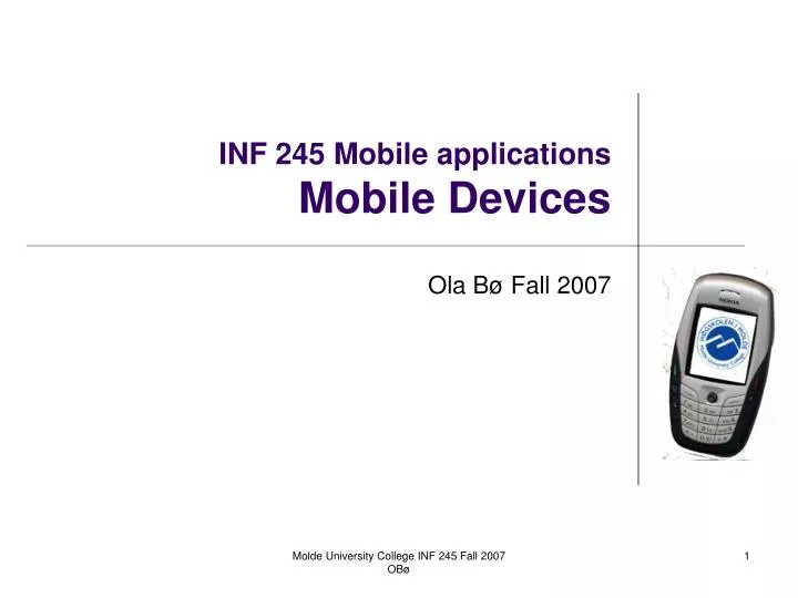 inf 245 mobile applications mobile devices