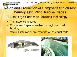 Current large blade manufacturing technology