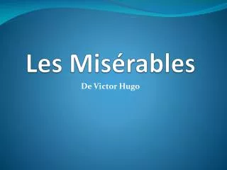 les mis rables