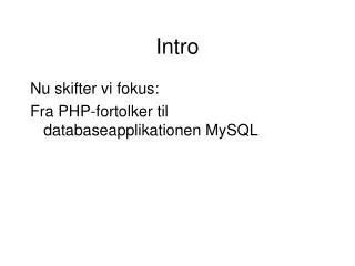 intro