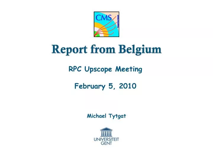report from belgium