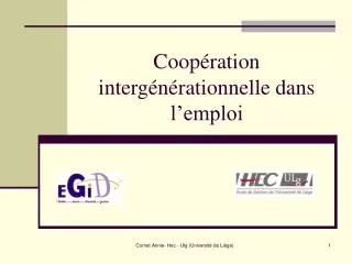 coop ration interg n rationnelle dans l emploi