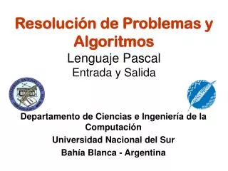 resoluci n de problemas y algoritmos lenguaje pascal entrada y salida