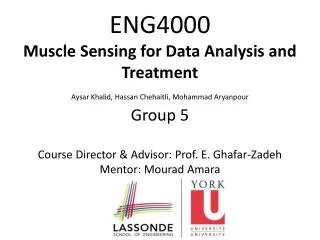 ENG4000 Muscle Sensing for Data Analysis and Treatment