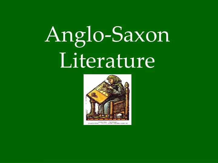 anglo saxon literature