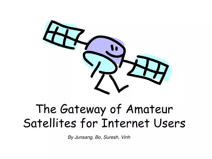 the gateway of amateur satellites for internet users