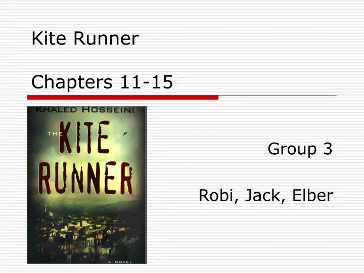 kite runner chapters 11 15