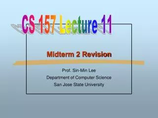 midterm 2 revision