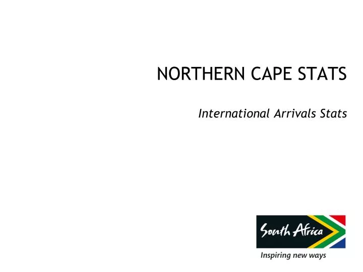 northern cape stats international arrivals stats