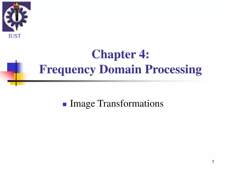 chapter 4 frequency domain processing