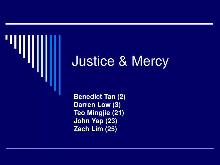 justice mercy