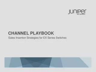 CHANNEL PLAYBOOK