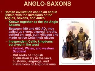 ANGLO-SAXONS