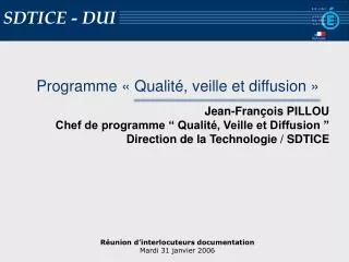 programme qualit veille et diffusion