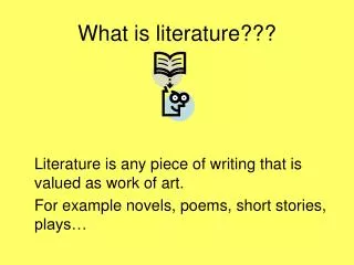 What is literature???