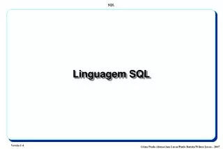 linguagem sql