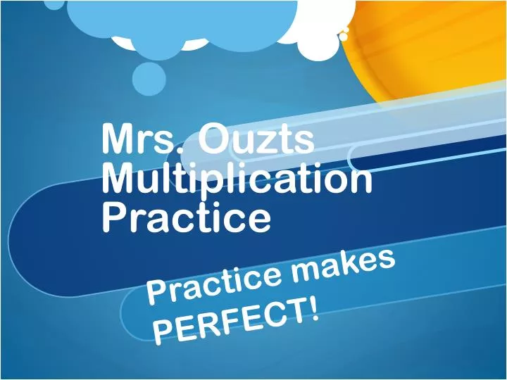 mrs ouzts multiplication practice