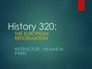 History 320: