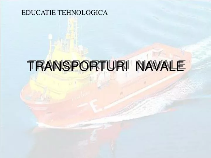 transporturi navale