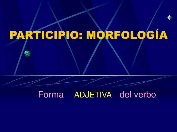 participio morfolog a