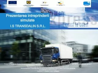 prezentarea intreprinderii simulate