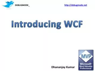 Introducing WCF