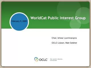 WorldCat Public Interest Group