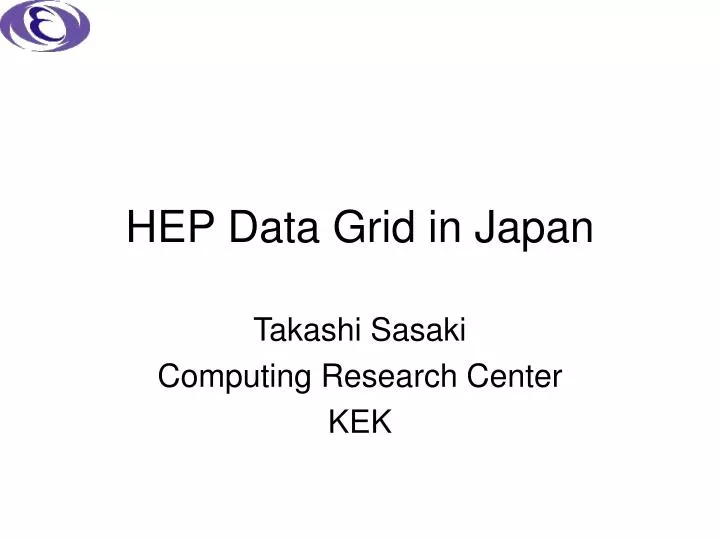 hep data grid in japan