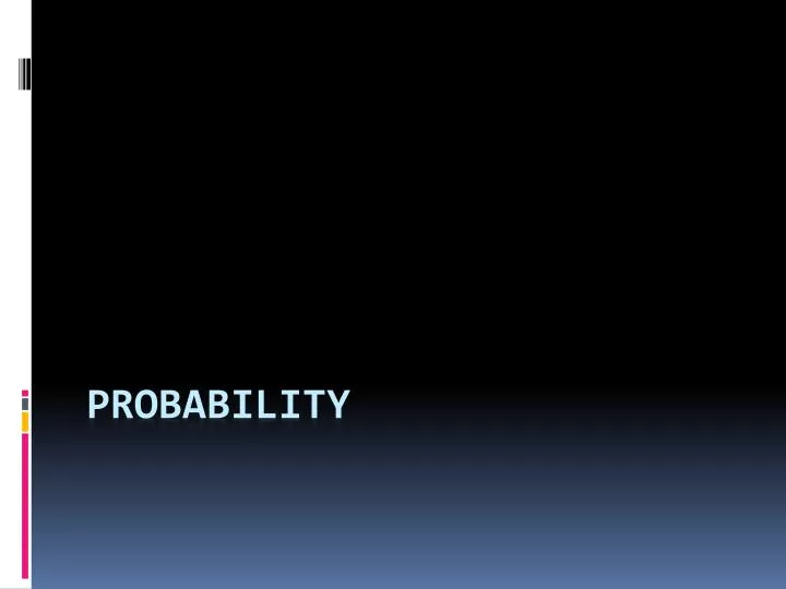 probability