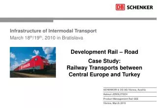 Infrastructure of Intermodal Transport
