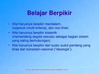 belajar berpikir
