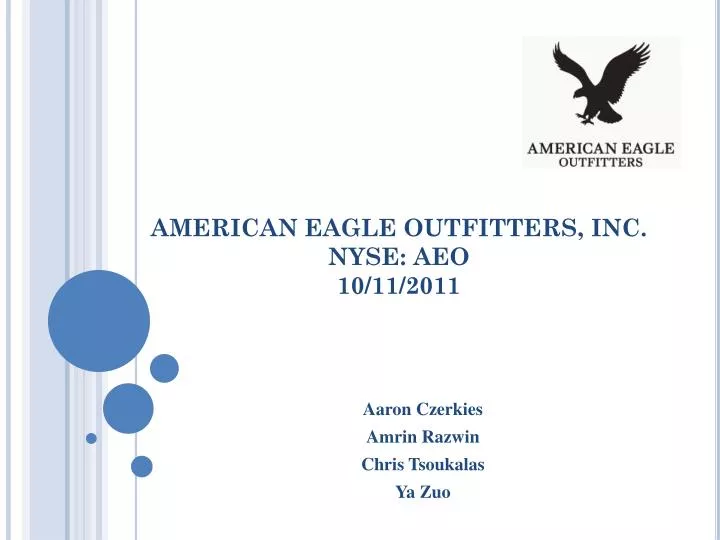 american eagle o utfitters inc nyse aeo 10 11 2011