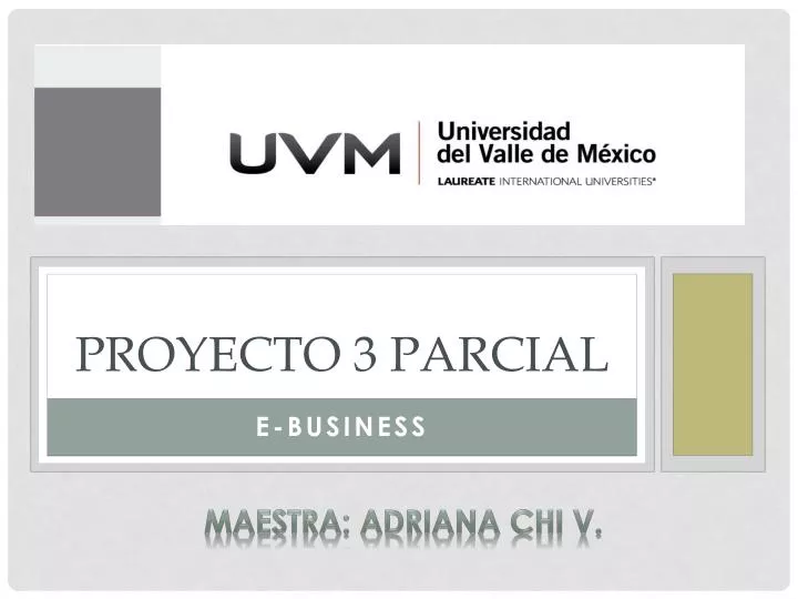 proyecto 3 parcial