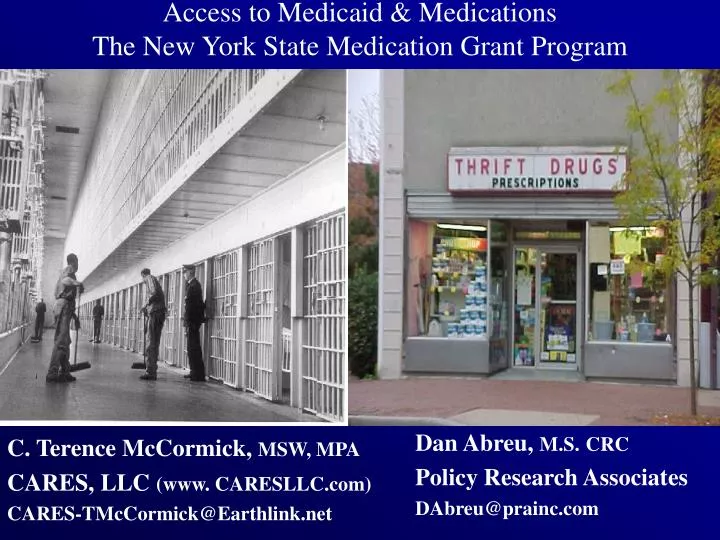 access to medicaid medications the new york state medication grant program