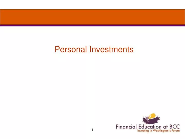 personal investments