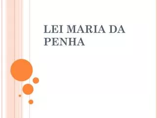 lei maria da penha